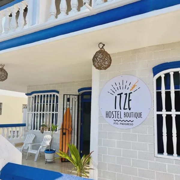 Itzé Hostel Boutique - Progreso，位于普罗格雷索的酒店