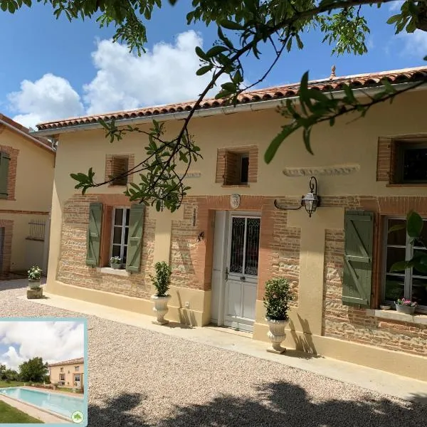 Maison d'hôtes "La Clef des Champs" Piscine Ortance，位于Sajas的酒店