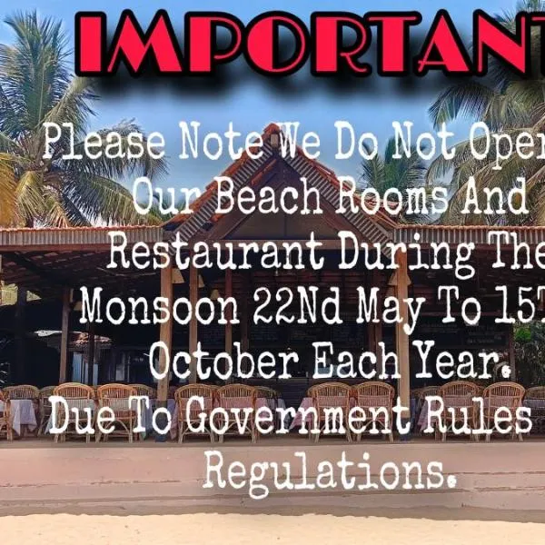 Dunhill Beach Resort，位于Cabo de Rama的酒店