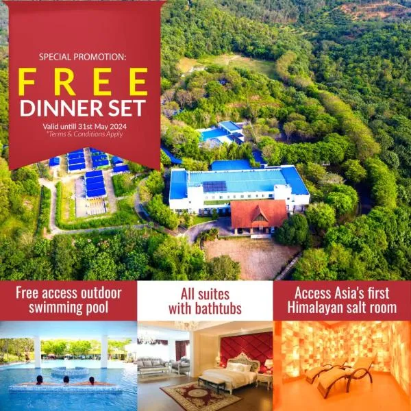 The Orchard Resort & Spa Melaka I World Spa Awards Winner I Free Access to Outdoor Spa Pool，位于Lubuk Cina的酒店