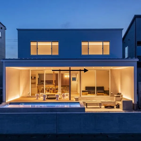 SETO CLAS TSUDA THE BEACH RESORT C，位于Yoshimi的酒店