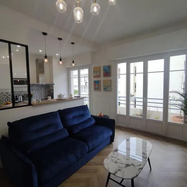 Bel appartement - plage à 50 m,位于尼斯的酒店