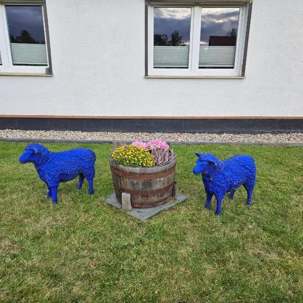 Ferienwohnung zu den Blauen Schafen，位于诺伊鲁平的酒店
