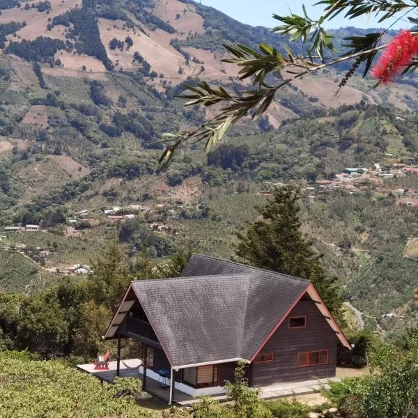 Casa Roble Cabaña romántica en la montaña de Costa Rica，位于San Cristóbal Sur的酒店