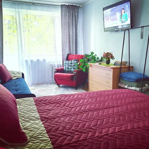 Krymo g. Lovely 2 room flat in Šiauliai, near Akropolis，位于Bubiai的酒店