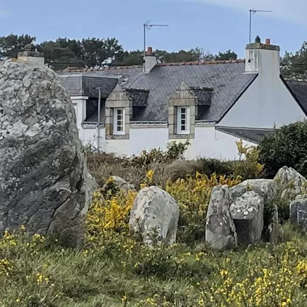 Maison vue sur les alignements de Carnac - Les Glycines，位于卡纳克的酒店