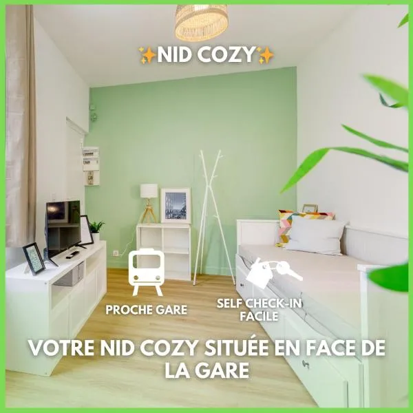 Le Nid Cozy - Face Gare De Corbeil，位于科尔贝埃索讷的酒店