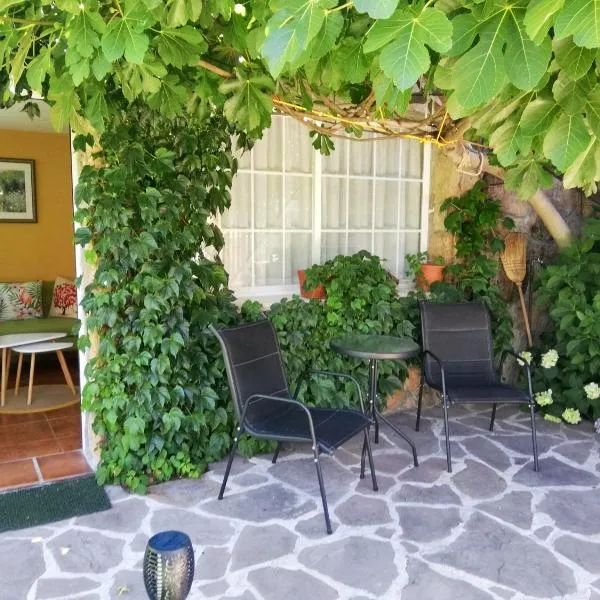 One bedroom apartement with furnished garden and wifi at Collado Villalba，位于Colmenarejo的酒店