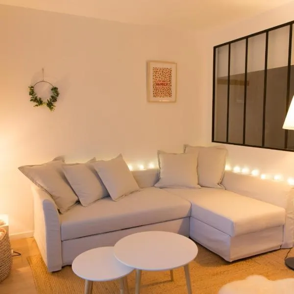 Appartement Terrasse Jardin à 2 pas de la plage，位于维桑的酒店