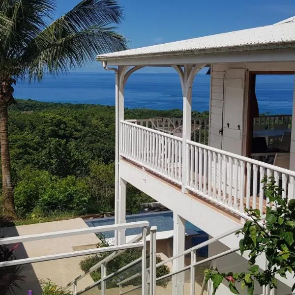 REVE BLEU - Villa classée 4* vue mer - 6 pers，位于德赛的酒店