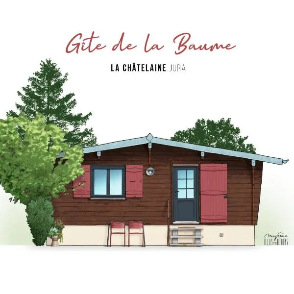 Chalet de la Baume，位于波利尼的酒店