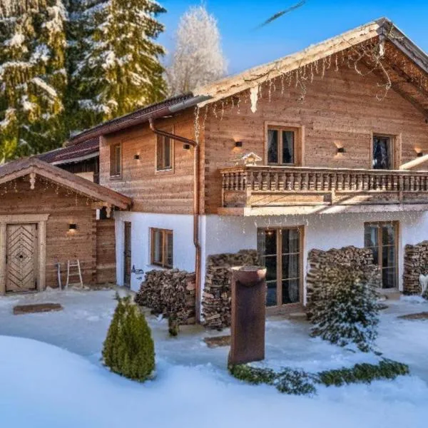 exklusives Alpenchalet mit Jacuzzi & Sauna für bis zu 10 Personen，位于贝里斯泽尔的酒店