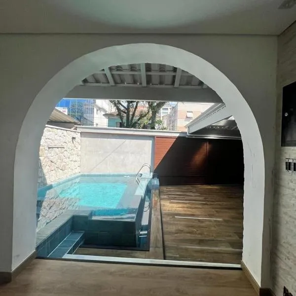 Casa Santos Piscina e Praia，位于桑托斯的酒店