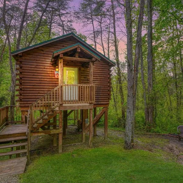 Blue Rose Cabins - Treetops Cabin，位于洛根的酒店