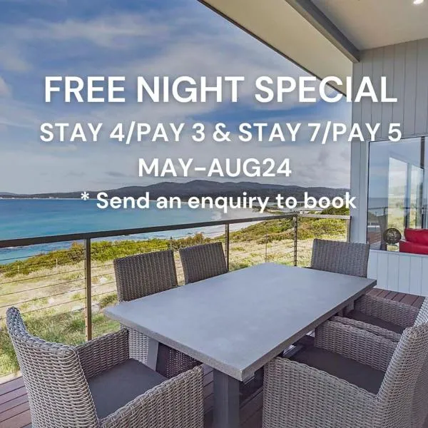 Tranquility Bay of Fires，位于Ansons Bay的酒店