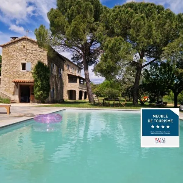 Mas de Rofa proche Pôle mécanique Alès，位于Saint-Martin-de-Valgalgues的酒店
