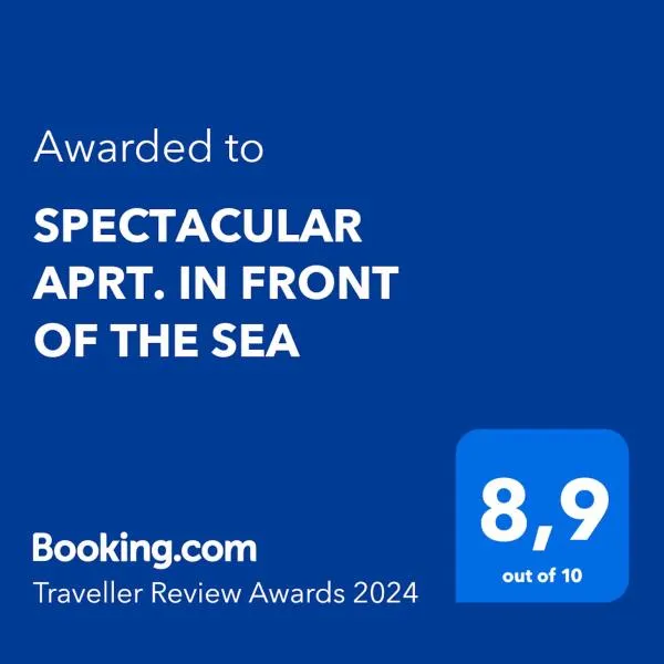 SPECTACULAR APRT. IN FRONT OF THE SEA，位于莫哈卡尔的酒店