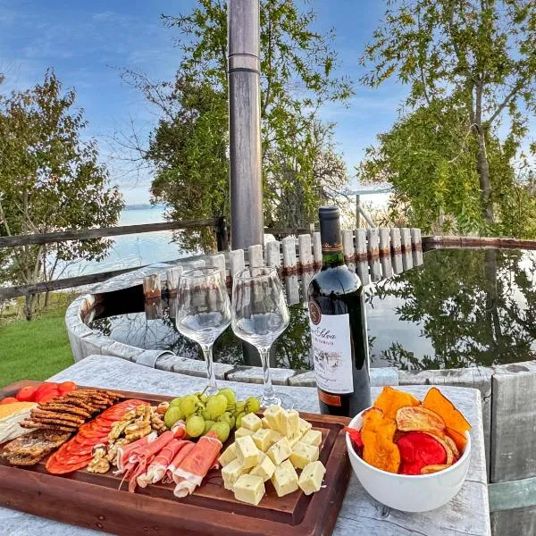 Orilla de Lago con Hot Tub, parrilla y vistas，位于普耶韦的酒店