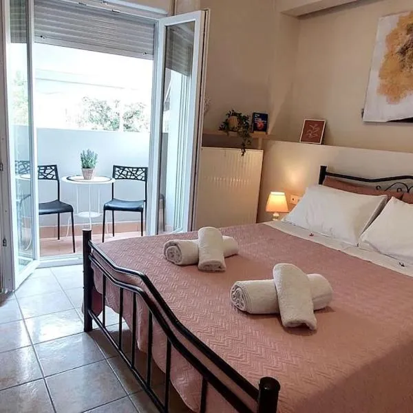 Central Fully Equipped Apartment in Heraklion, Crete，位于海若克利欧的酒店