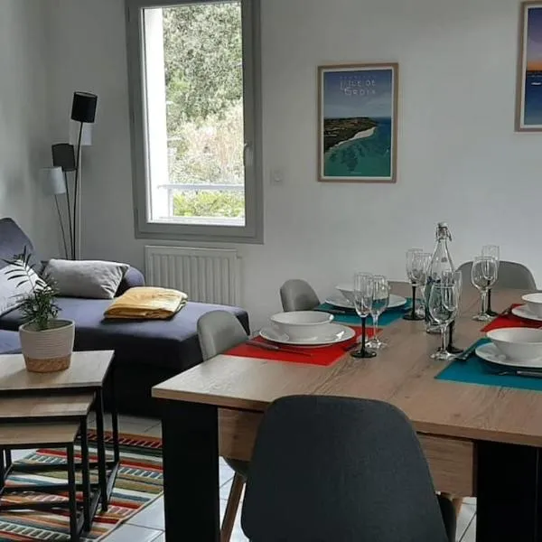 Appartement Tout Relooké à 10mn des plages !，位于拉尔莫普拉格的酒店