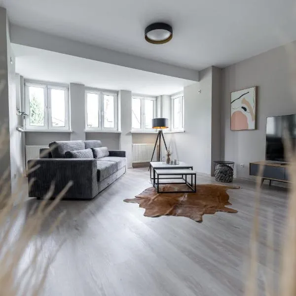 Helle Wohnung in Bahnhofsnähe，位于奥拉宁堡的酒店