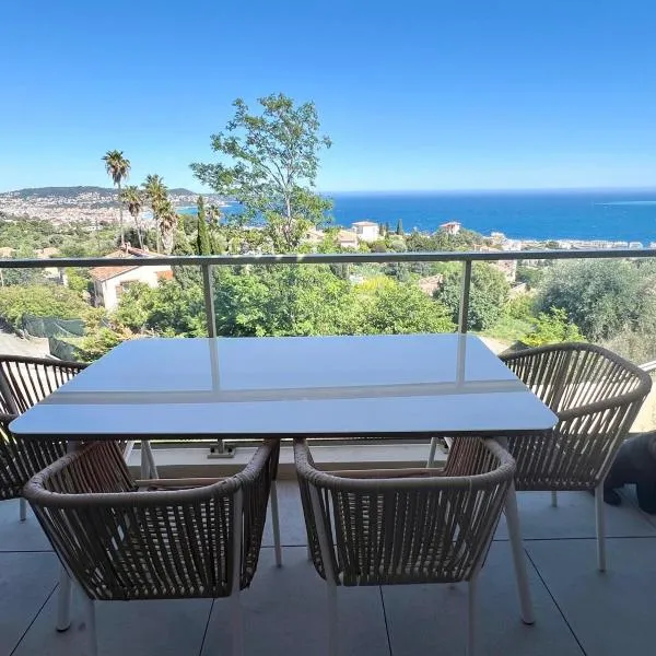 Panoramic Sea View Appartment Blue Pearl，位于尼斯的酒店