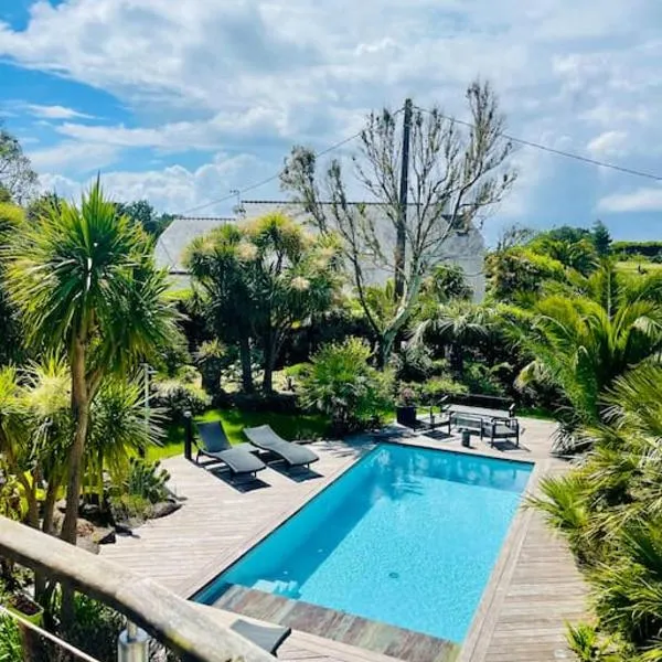 Villa rospico, 200m de la plage avec piscine，位于内维兹的酒店