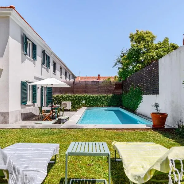 Haus Abel - pool, parking and garden in the heart of Lisbon，位于Lisboa的酒店