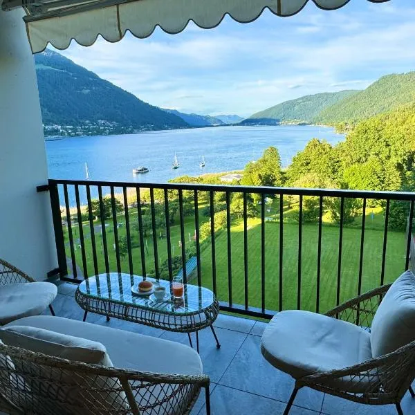 Apartment am Ossiacher See mit See Blick，位于兰斯科伦的酒店