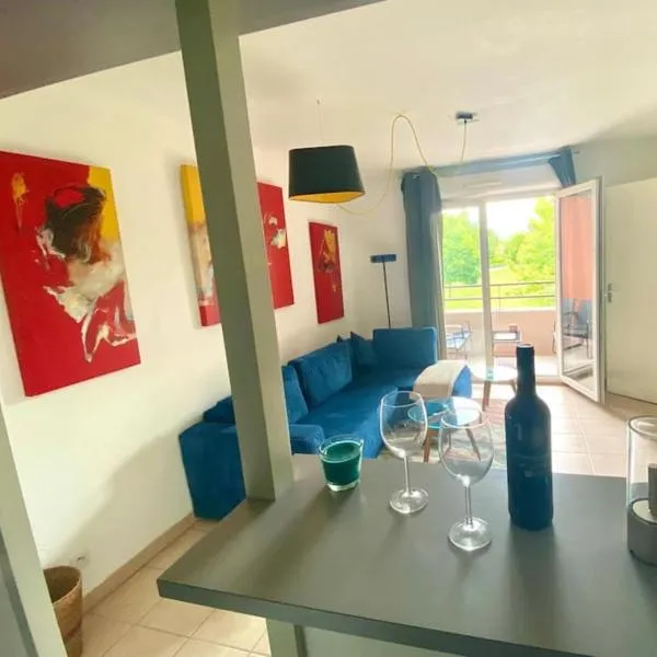 L'Entre 2 Mers avec piscine，位于Montech的酒店