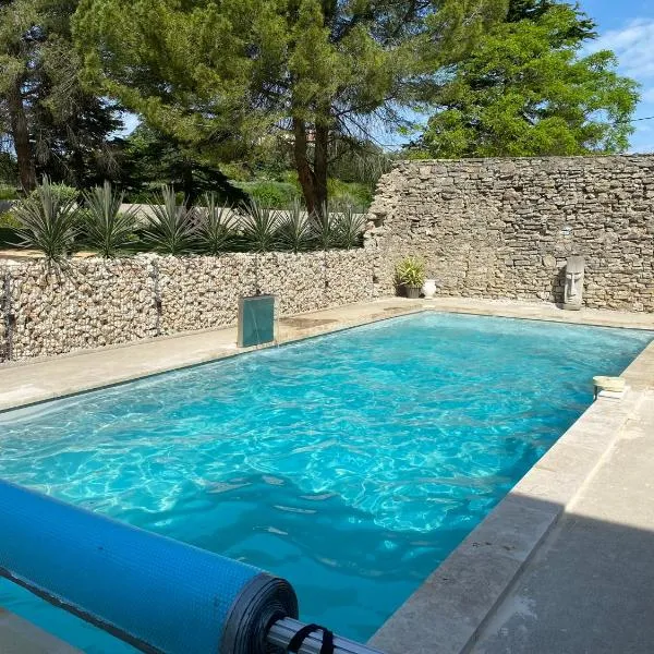 logis dans ancien relais de poste，位于Saint Julien Les Rosiers的酒店