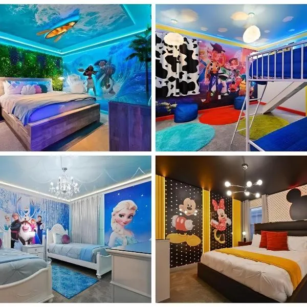 Top 5 percent Luxury Villa at Storey Lake mins to Disney，位于基西米的酒店