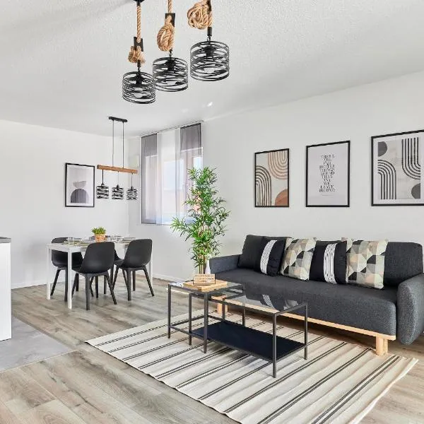 Neubau Luxus Penthouse - Netflix - BBQ，位于曼海姆的酒店