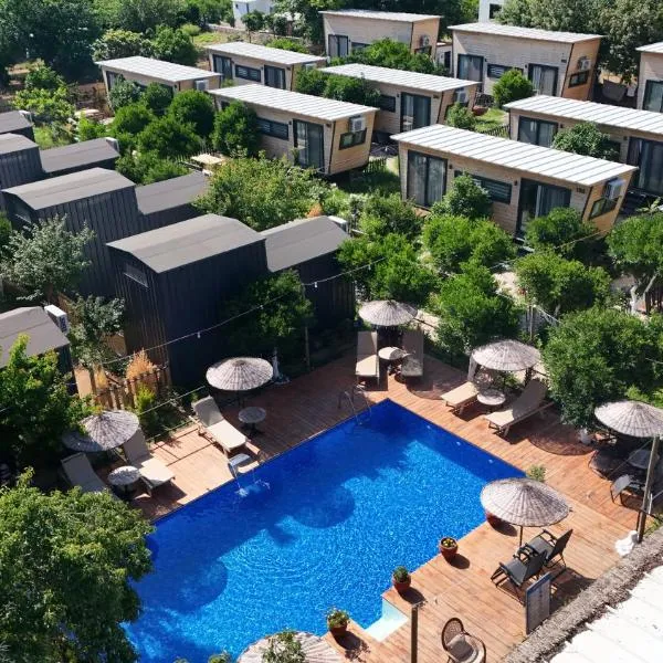 Gaia Tiny Houses Butik Hotel，位于博德鲁姆的酒店