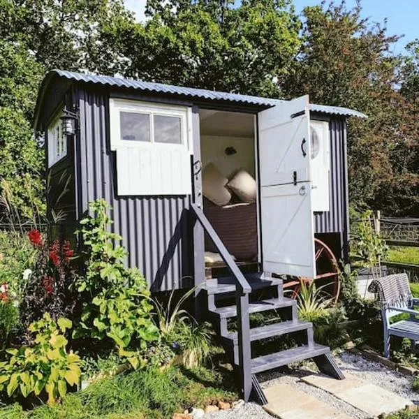 Shepherds hut with Alpaca views，位于西威特灵的酒店