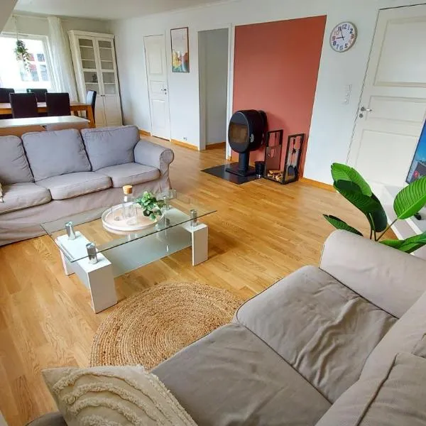 Central modern Lyse Fjord apartment，位于斯塔万格的酒店
