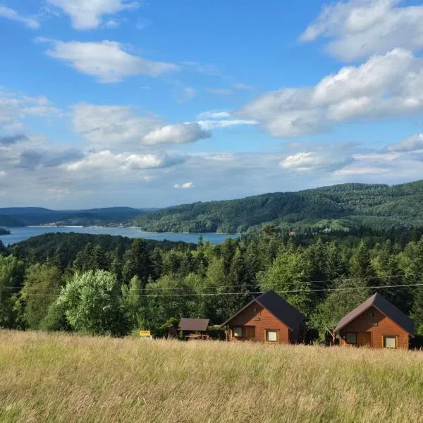 Domki U Julka Nad Jeziorem Solińskim z Jacuzzi，位于Werlas的酒店