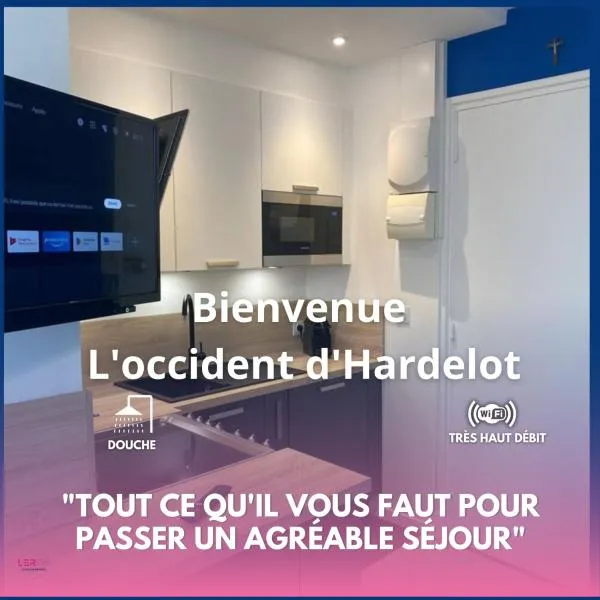 L'occident d'Hardelot，位于讷沙泰勒阿尔代洛的酒店