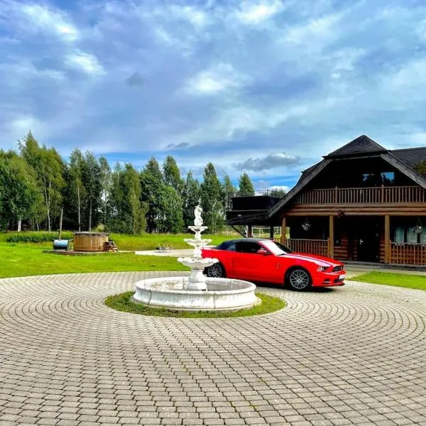 Druviņas - Peaceful Cabin by the Lake，位于林巴日的酒店