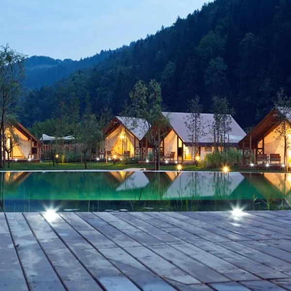 Charming Slovenia - Herbal Glamping Resort Ljubno，位于卢斯的酒店