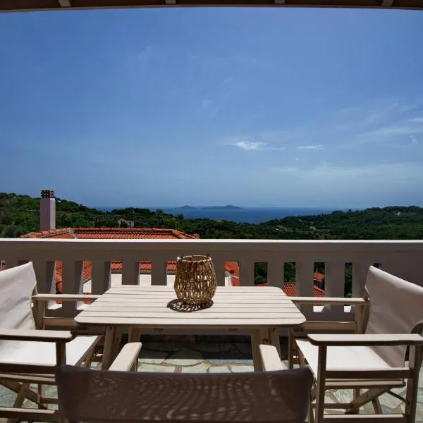 Casa Aeria old town sea view，位于阿洛尼索斯古镇的酒店