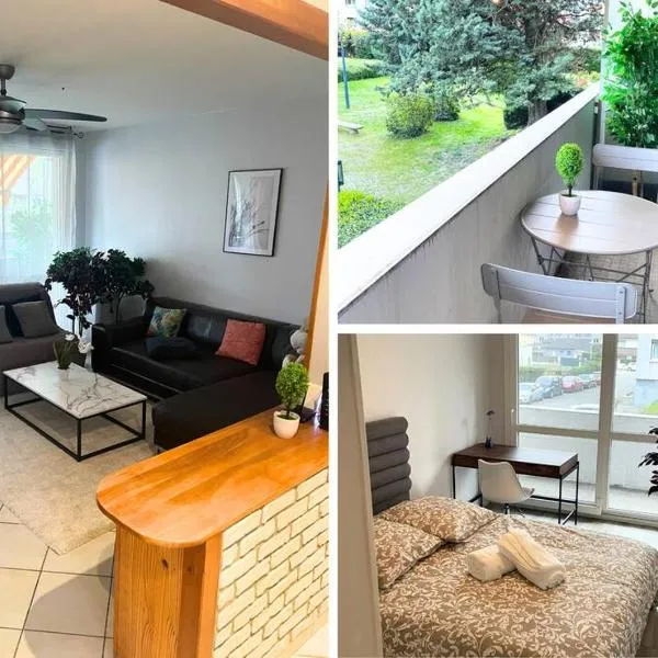 Appartement entier climatisé - parking privé，位于圣马丹代雷的酒店