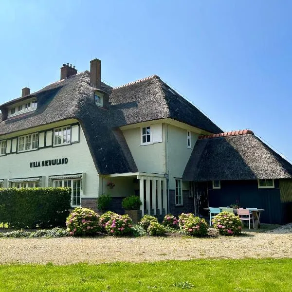 Villa Nieuwland B&B，位于Onderdijk的酒店