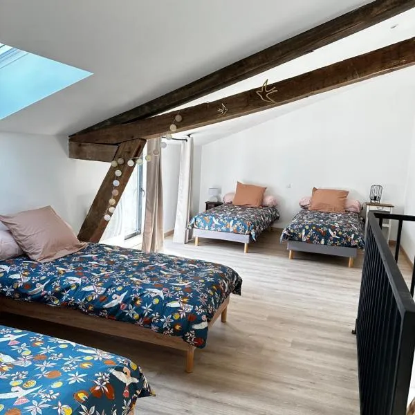 Gîte du Chat Roux，位于La Chapelle-Saint-Martin-en-Plaine的酒店