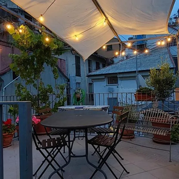 La piccionaia - Le Case del Dria - Roof terrace，位于热那亚的酒店