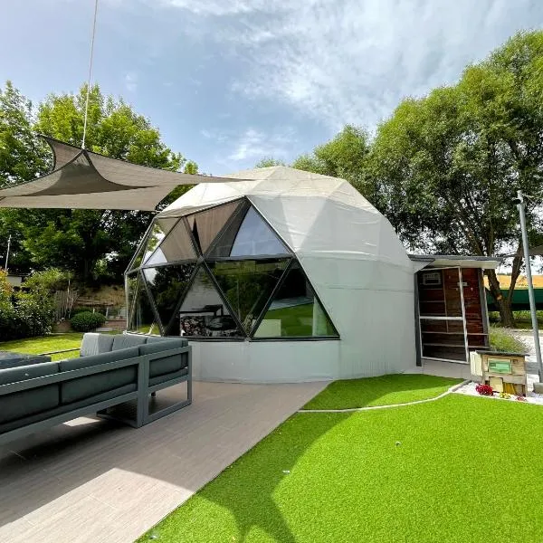 DOMEGLAMPING at FISHINGLAKE，位于Ságvár的酒店