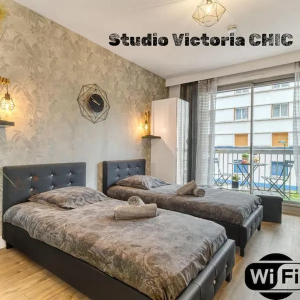 Studio Victoria CHIC,au cœur du centre ville，位于艾克斯莱班的酒店