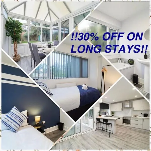 B92-HS2-NEC-BHX-Contractor's-guests welcome，位于Sheldon的酒店