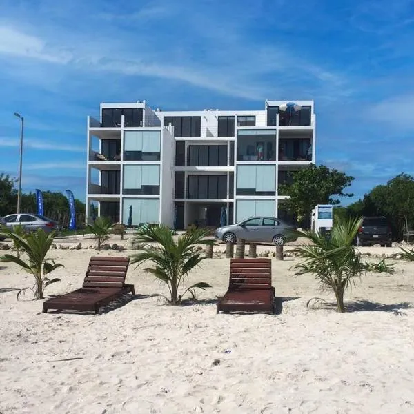 Mahaguay - Bello departamento 2 recamaras en Mahahual，位于玛哈威的酒店