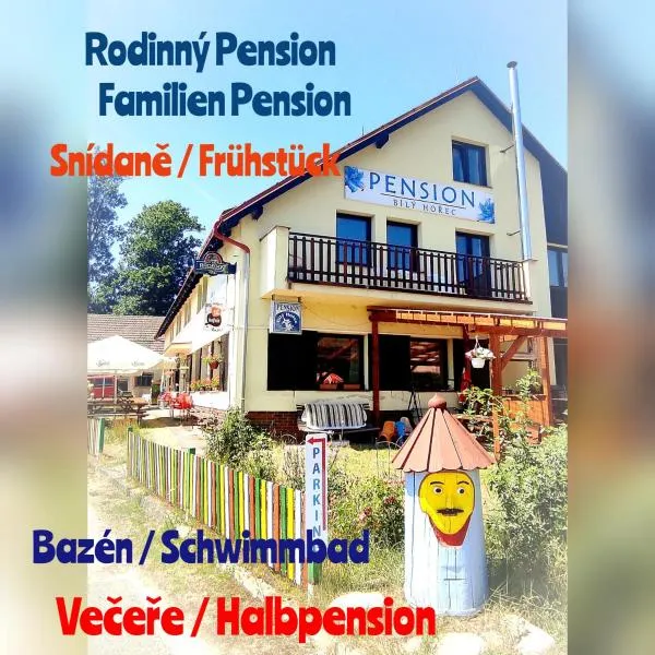 Pension Bílý Hořec，位于弗尔赫拉比的酒店